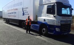 Neil after passing his CE 3a articulated HGV test at MT Training Taunton